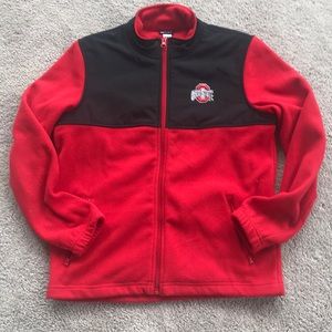 Kids Ohio State fleece jacket